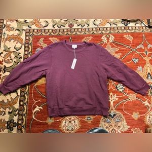 Sundry • purple sweatshirt
